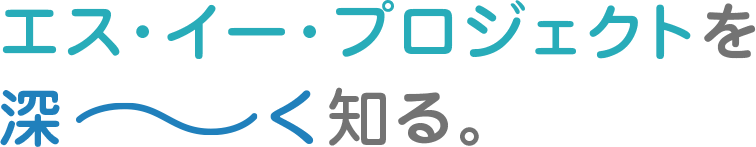 エス・イー・プロジェクトを深く知る。